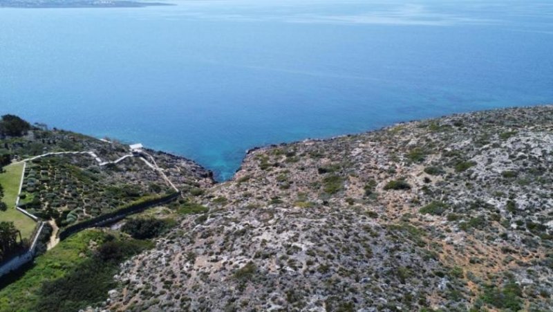 Tersanas Chania Kreta, Tersanas: Grundstücke am Meer mit spektakulärem Meerblick zu verkaufen Grundstück kaufen